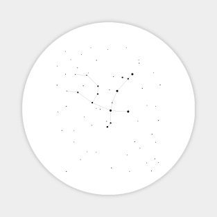 Andromeda Constellation in black Magnet